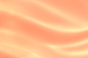 watercolor background: close up of salmon color and yellow color soft paint brush strokes