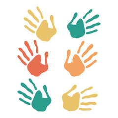 Playful Kids Handprint Paint