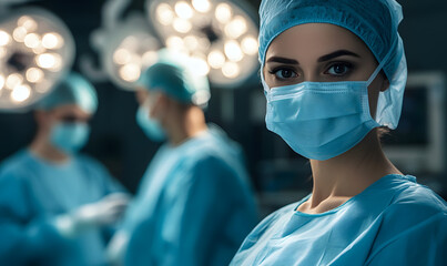 The steady-eyed, mentally strong doctor is taking working photos, friendly, professional, surgeon, doctor, business, team, health, hygiene, hospital, surgery, wallpaper, background,poster,operating 