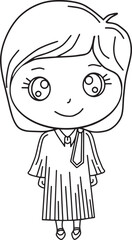 Cute judge Character