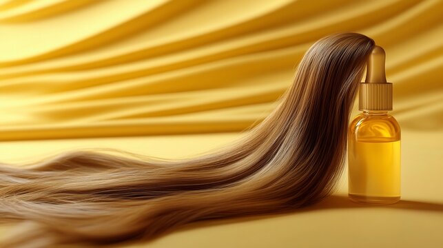 Golden Elixir: Luxurious Haircare Oil for Radiant Hair and Scalp Health