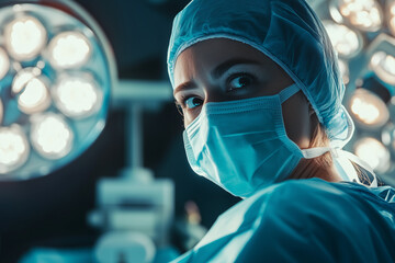 surgeon in operating room