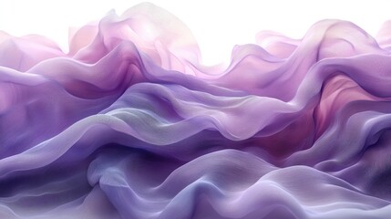 Obraz premium Fluid Gradient Design with Soft Purple Tones in Minimalist Style
