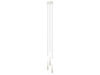 Soltaire Cluster Pendant - Elegant Lighting Fixture Against white Background	

