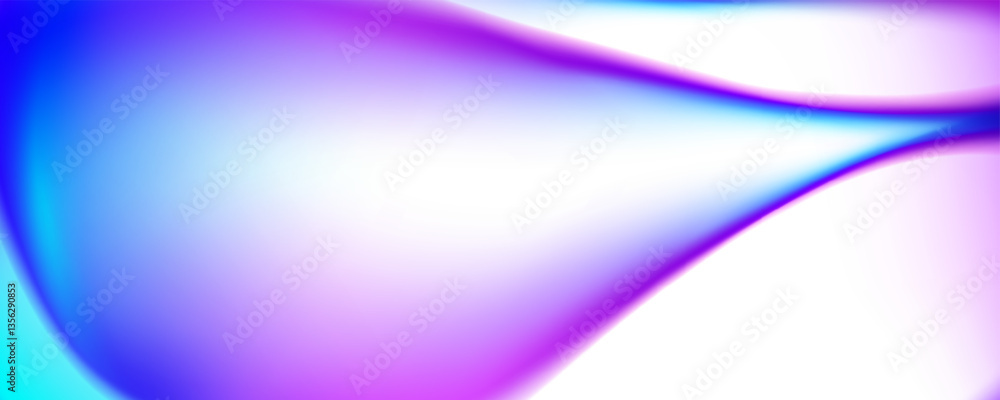 Aufkleber liquid vibrant colored shape. bright fluid colors. futuristic abstract background. blurred color gra