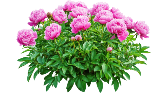 pink peonies flowers
