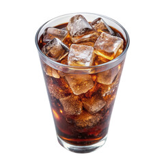 cola with ice