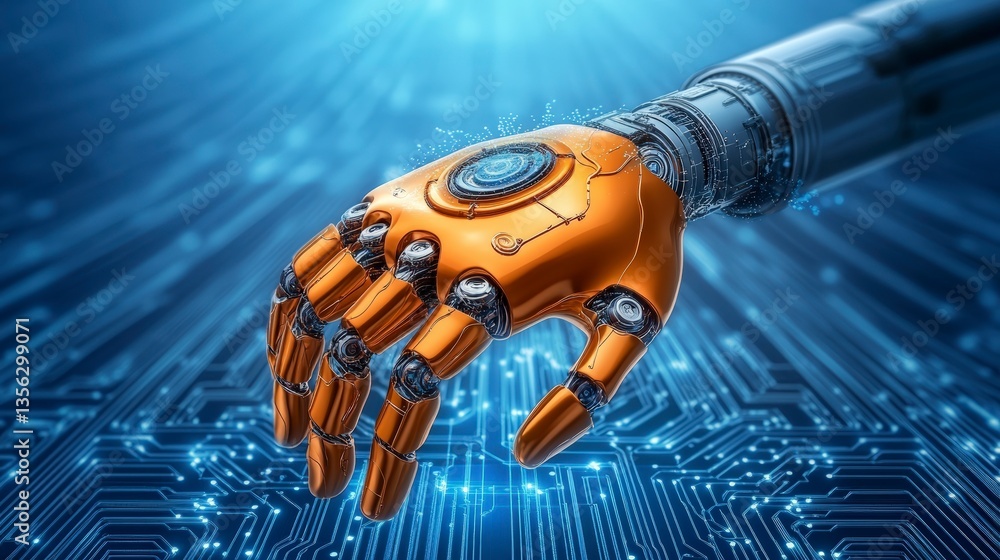 Poster advanced robotic hand with iot capabilities for remote diagnostics and troubleshooting