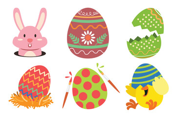 Easter Egg Cartoon Characters Collection