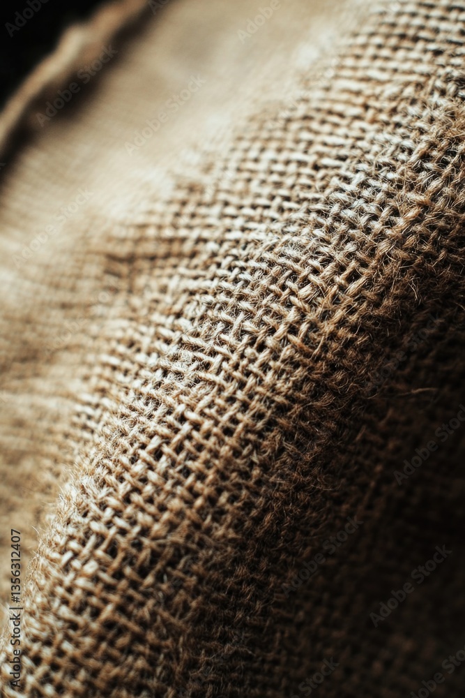 Poster a detailed view of textured burlock fabric with intricate patterns