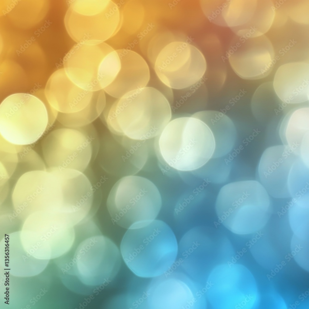 Poster abstract bokeh background with gradient colors