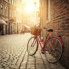 Fototapeta premium bicycles in amsterdam