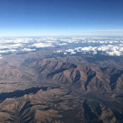 aerial view of mountains