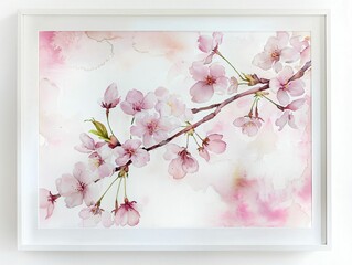 Cherry Blossom Watercolor