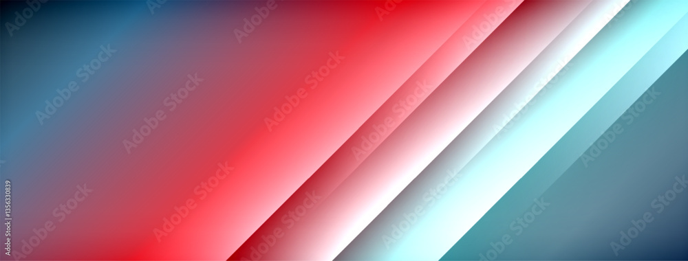 Poster Light shadow lines dynamic gradient background