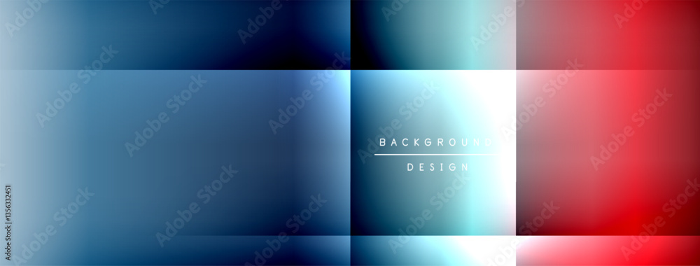 Poster Light shadow lines dynamic gradient background