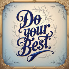 Celebration card text art blending 