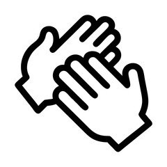 Obraz premium Clean Hands Icon Illustrating Hygiene and Health Awareness 