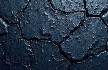 Obraz premium Black abstract background. Dark rock texture. Black stone background with copy space for design. Web banner. Wide. Panoramic