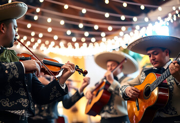 Fototapeta premium band of musicians