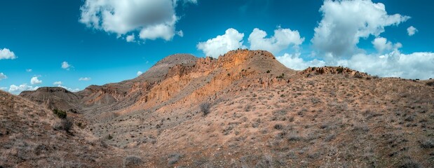 panoramic view of the mountains