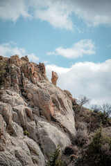 rock in the mountains