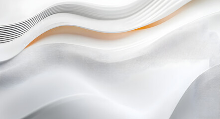 Obraz premium Textured Stripes Create Depth in a Clean White Background