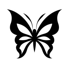 Butterfly silhouette