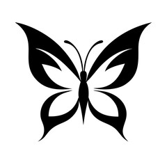 Butterfly silhouette