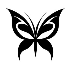 Butterfly silhouette