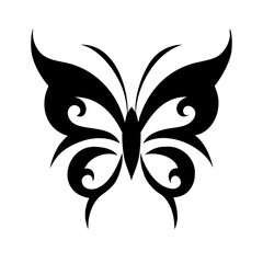 Butterfly silhouette