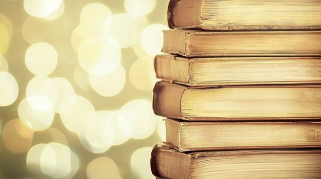 A stack of books illustrating e-learning curriculum video libraries and the importance of accessible educational resources