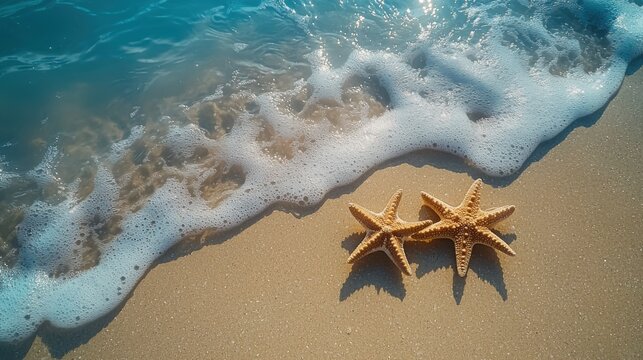 Beautiful starfish on a beach symbolizing early retirement income and relaxation in a coastal environment