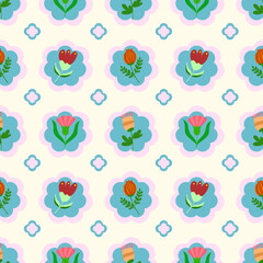 seamless floral pattern ,repeat, wallpaper 