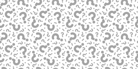 Question mark seamless pattern. Colorful abstract background. Customer service, presentation, conversation, communication, faq help concept