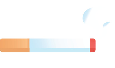 Smoking Cigarette Icon Illustration