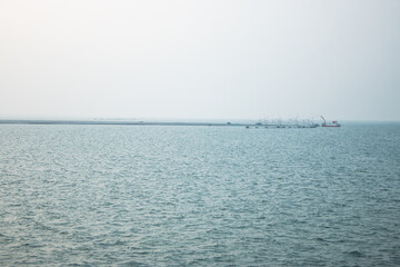 Obraz premium cargo ship in the sea