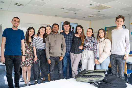 group of students different nationalities