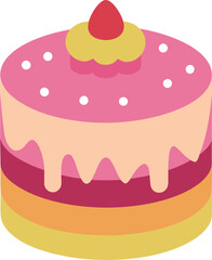 cake icon vector illustration