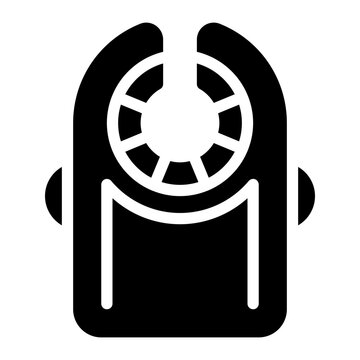 venous transilluminator glyph icon