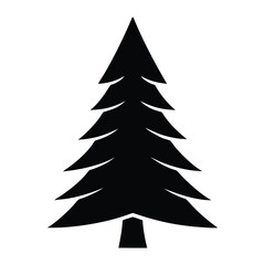 Obraz premium set of vector Christmas trees