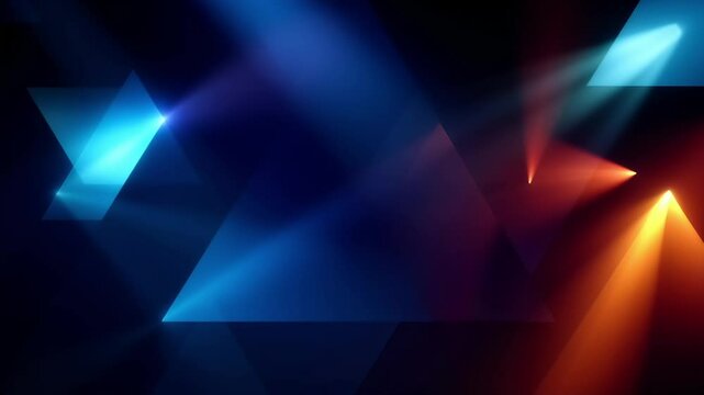 Hexagon grids rhythmically pulse with radiant energy their color intensity ebbing and flowing like a visual heartbeat Fantastic festive abstract background 