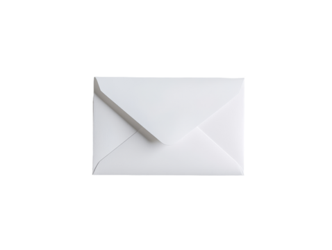 Simple and Clean A Minimalist Close-Up of a Crisp White Envelope