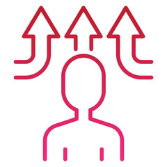 Human Resources Gradient Icon