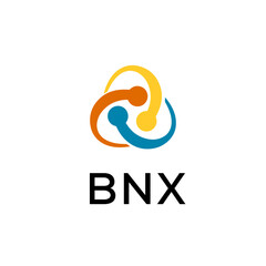 BNX creative minimalist letter logo.