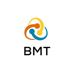 BMT creative minimalist letter logo.