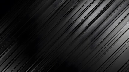 Obraz premium 9. Soft gradient dark black background with sharp diagonal lines giving a sleek dynamic 3D effect. Premium halftone gradient design.