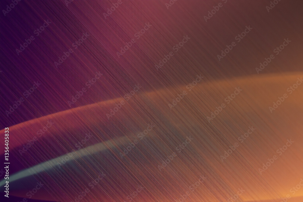 Aufkleber A blurry abstract background with diagonal lines and flowing waves in warm tones of orange, purple, and brown creating a smooth and dynamic effect.