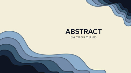 Abstract Paper Cut Background