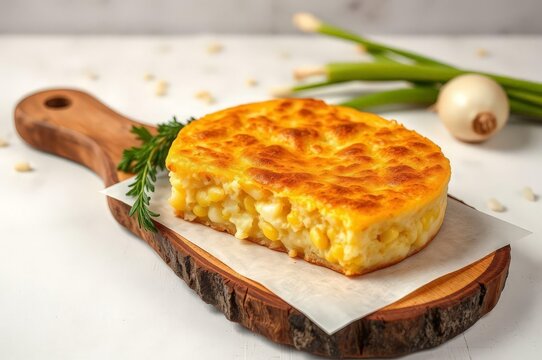 Traditional Paraguayan Sopa Paraguaya